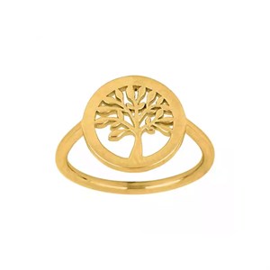 Nordahl Jewellery - Livets Træ ring i forgyldt 10253285900